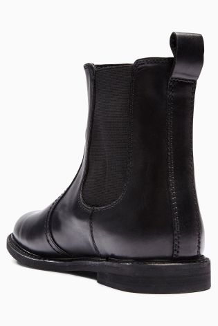 Black Chelsea Ankle Boots (Older Girls)